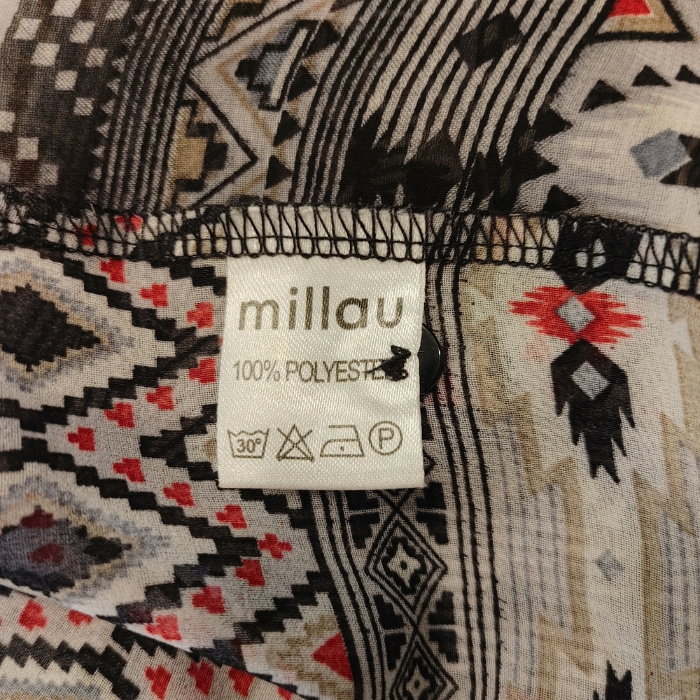 LF MILLAU LATTICE SLEEVE CROP TOP, MULTI XS - Picture 5 of 6
